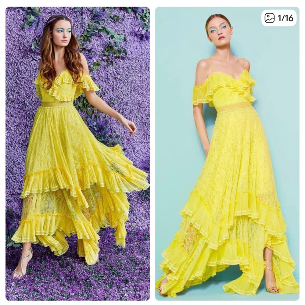 ALICE + OLIVIA Harper Maxi dress sz 10 NWT